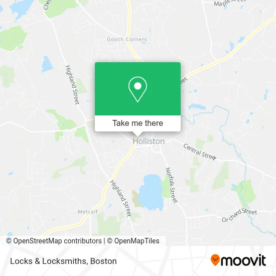 Locks & Locksmiths map