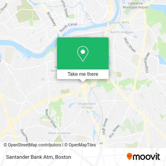 Santander Bank Atm map