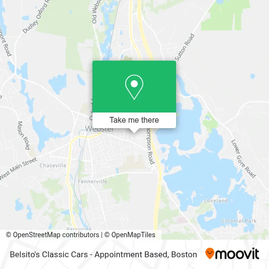 Belsito's Classic Cars - Appointment Based map