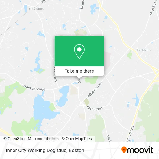 Inner City Working Dog Club map