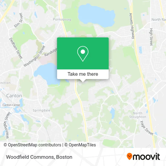 Woodfield Commons map