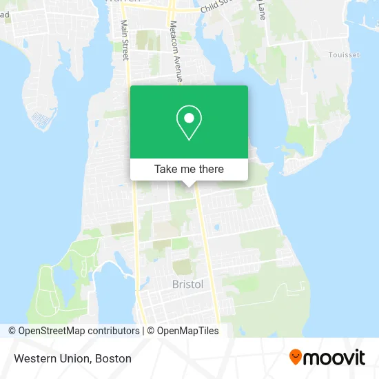 Western Union map