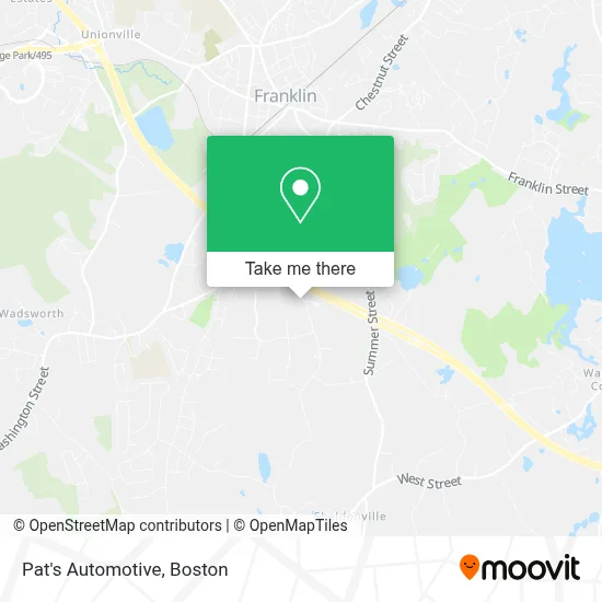 Pat's Automotive map