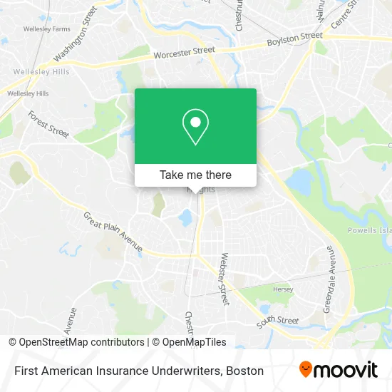 First American Insurance Underwriters map