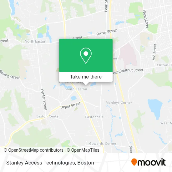 Stanley Access Technologies map