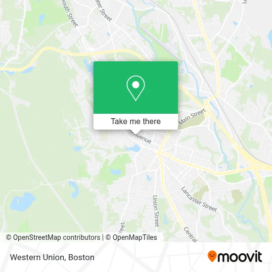 Western Union map