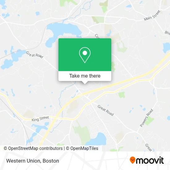 Western Union map