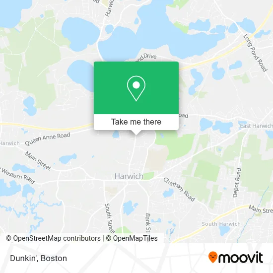 Dunkin' map