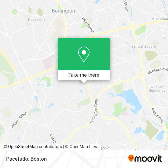 Pacefado map