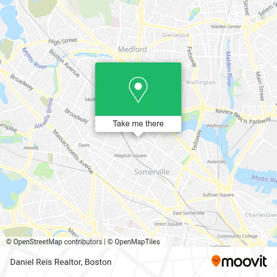 Daniel Reis Realtor map
