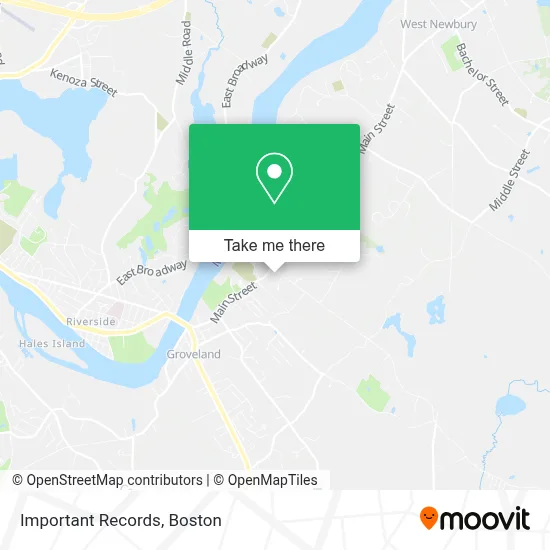 Important Records map