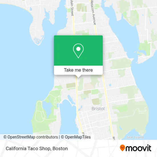 California Taco Shop map