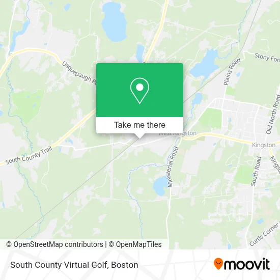 South County Virtual Golf map