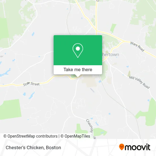 Chester's Chicken map