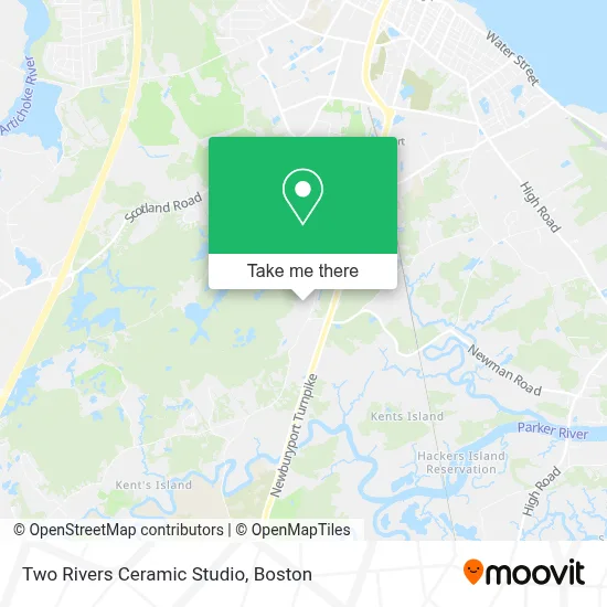 Two Rivers Ceramic Studio map