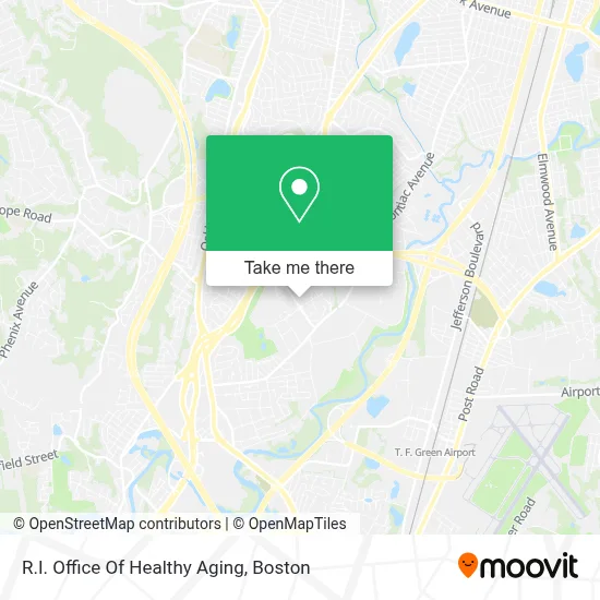 R.I. Office Of Healthy Aging map