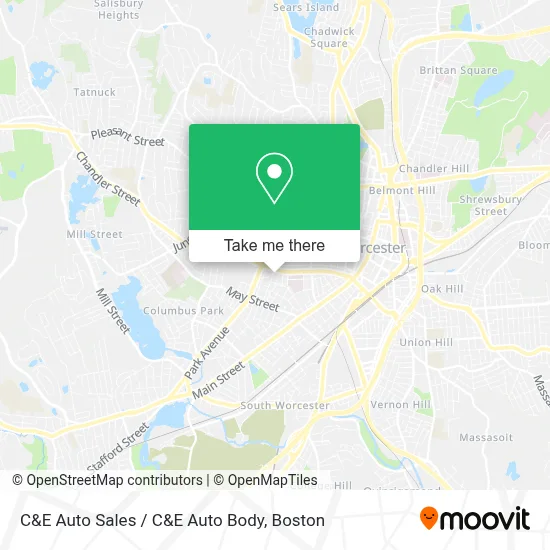 C&E Auto Sales / C&E Auto Body map