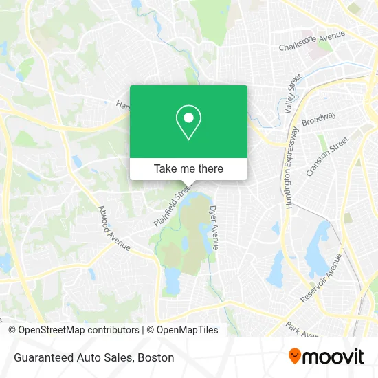 Guaranteed Auto Sales map
