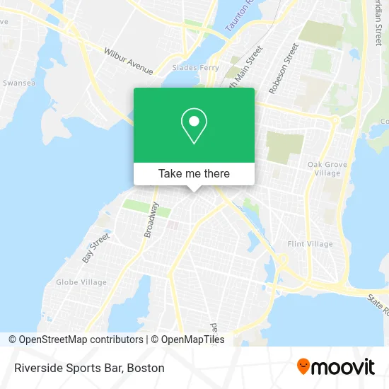 Riverside Sports Bar map
