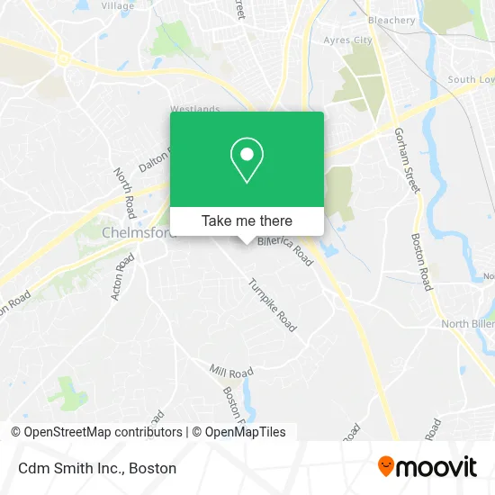 Cdm Smith Inc. map