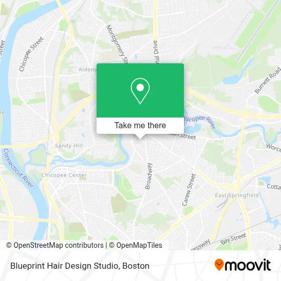 Blueprint Hair Design Studio map