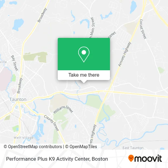 Performance Plus K9 Activity Center map