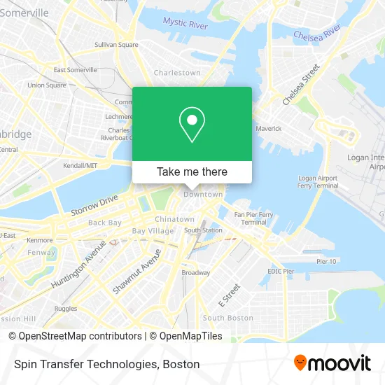 Spin Transfer Technologies map