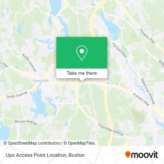 Ups Access Point Location map