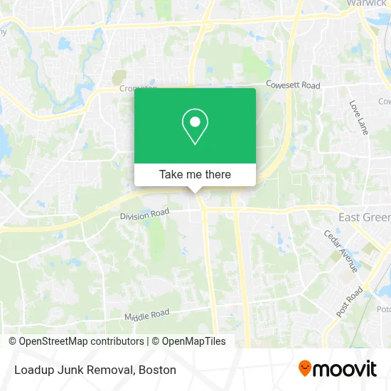 Loadup Junk Removal map