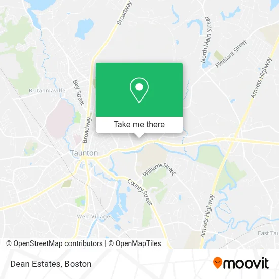 Dean Estates map