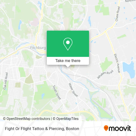 Fight Or Flight Tattoo & Piercing map