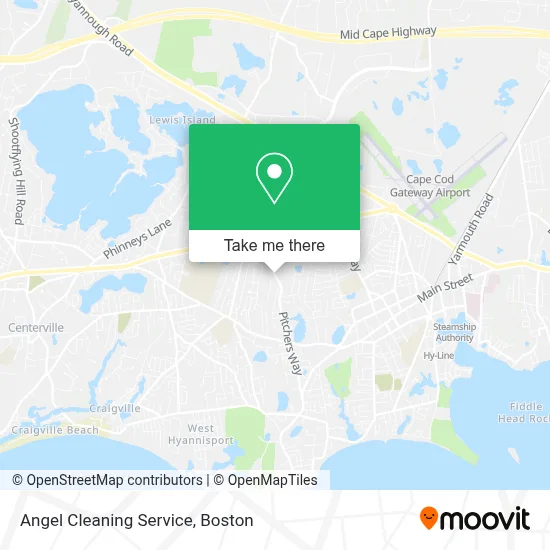 Angel Cleaning Service map