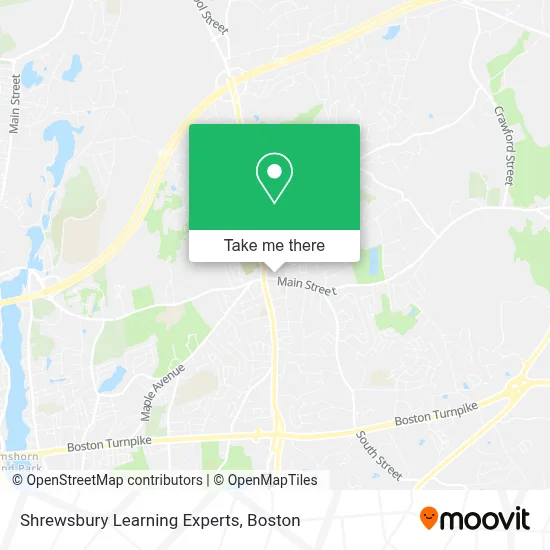 Shrewsbury Learning Experts map