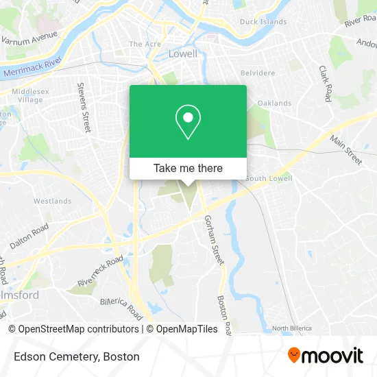 Edson Cemetery map