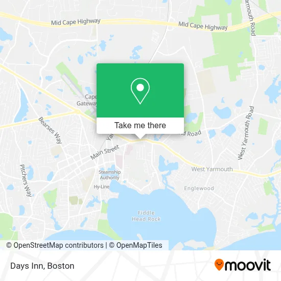 Days Inn map