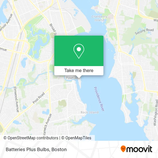 Batteries Plus Bulbs map