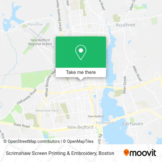 Scrimshaw Screen Printing & Embroidery map