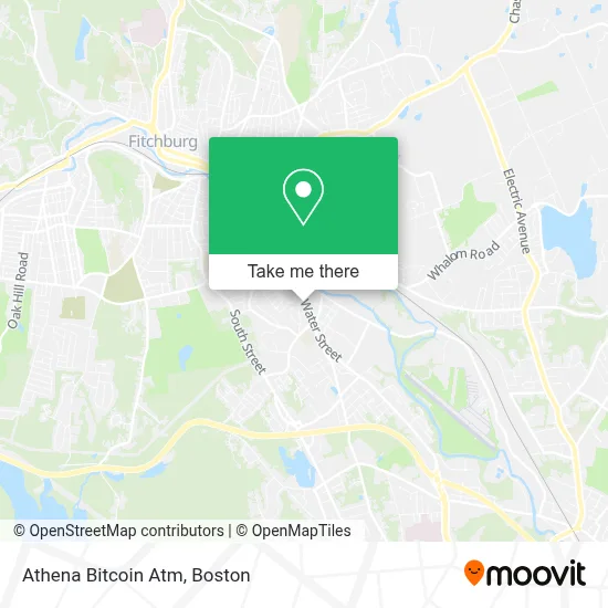 Athena Bitcoin Atm map