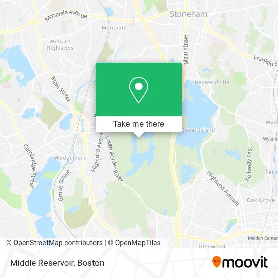 Middle Reservoir map