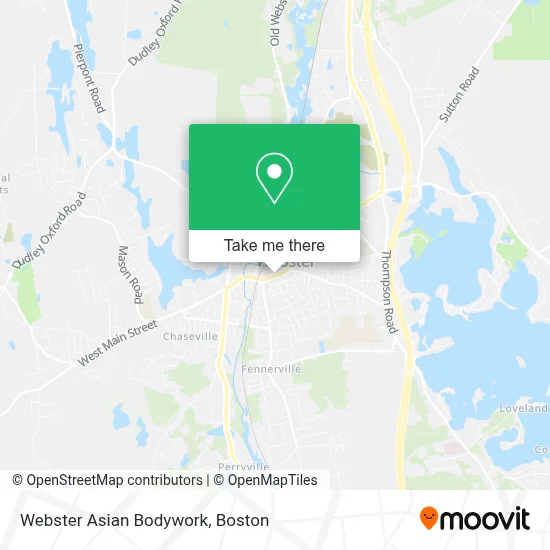 Webster Asian Bodywork map