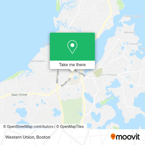 Western Union map