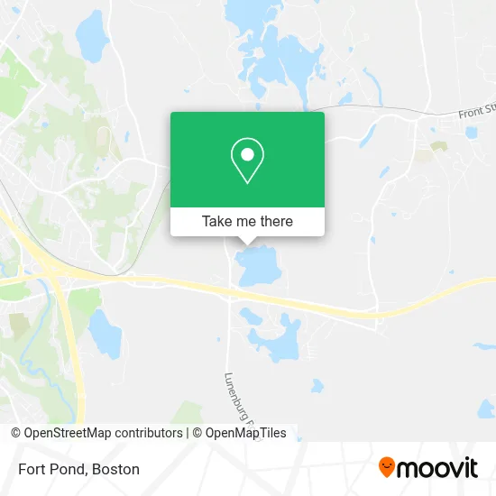 Fort Pond map