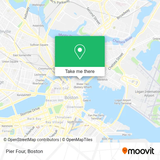 Pier Four map
