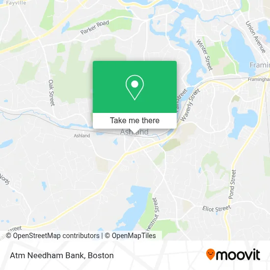 Atm Needham Bank map
