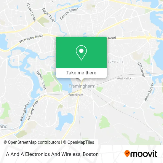A And A Electronics And Wireless map