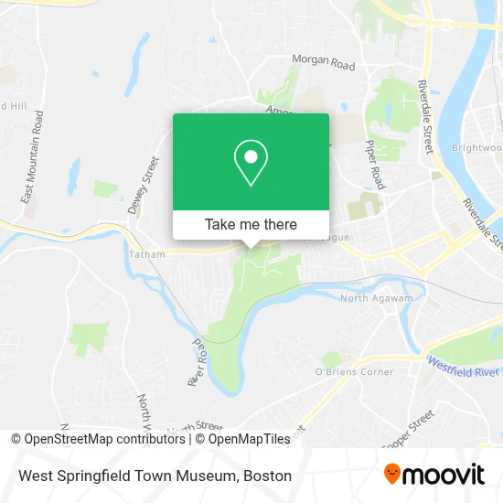 West Springfield Town Museum map