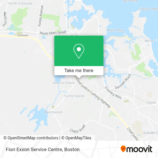 Fiori Exxon Service Centre map