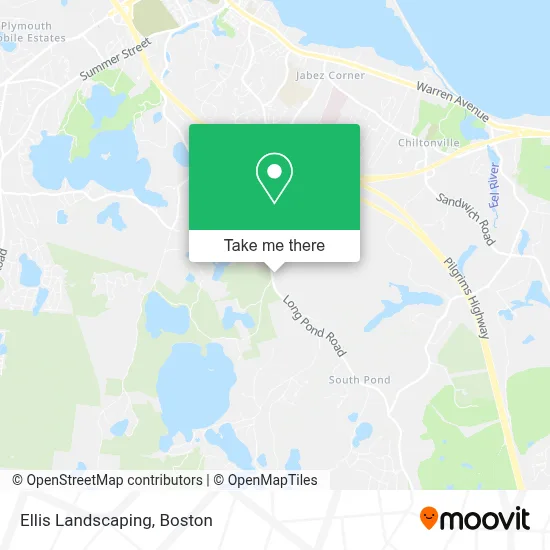 Ellis Landscaping map