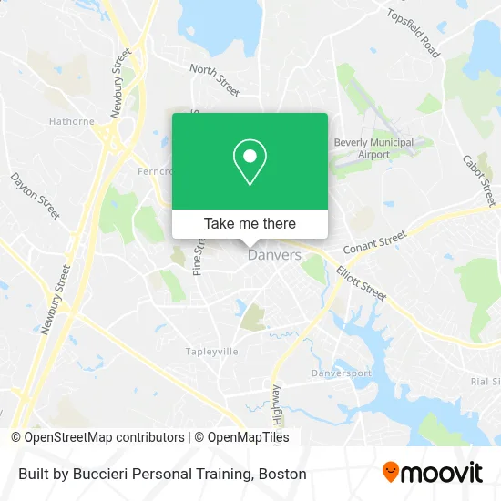 Built by Buccieri Personal Training map