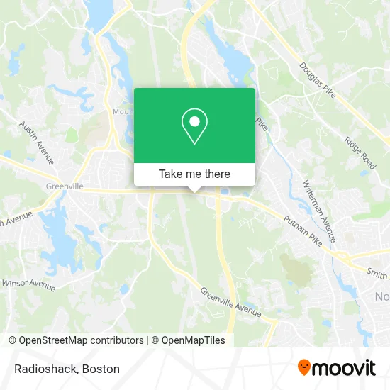 Radioshack map